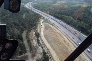 M0 autópálya támfal megerősítés. DOVI-Trade Kft